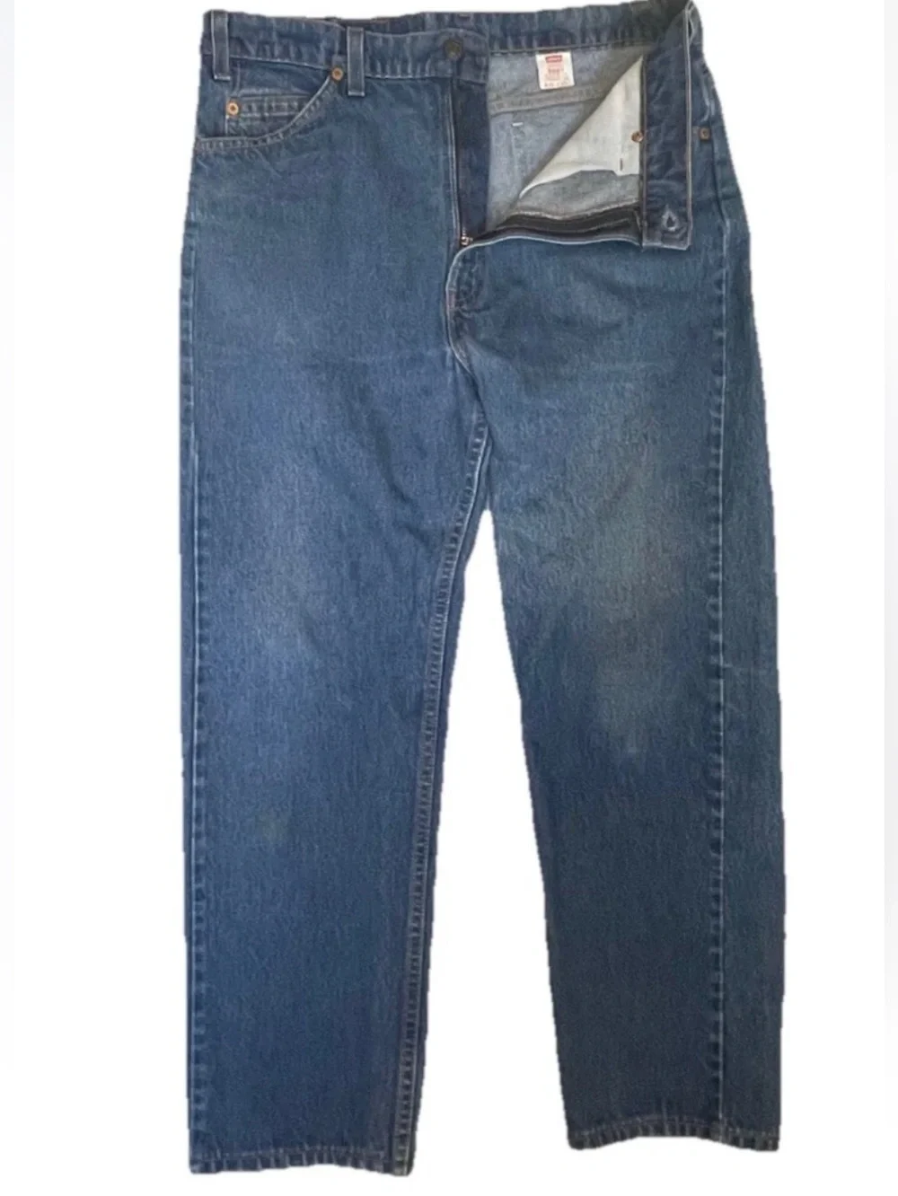 Levi's 90's Orange‎ Tab 505 Jeans Vintage USA Made-Men's 36x30 (fits like 34x26)